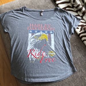 Flowy Harley Davidson shirt